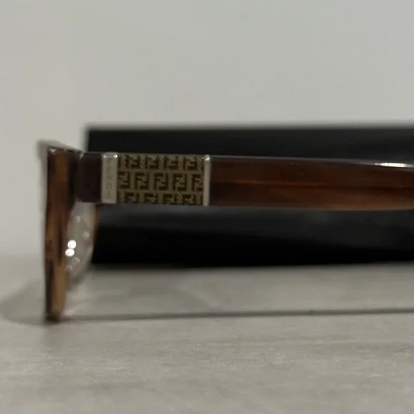 FENDI - Eyeglass Frame in Tortoise - Picture 3 of 7